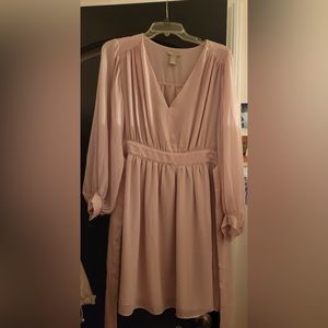 H&M pink formal dress